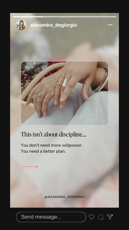 Instagram story design
